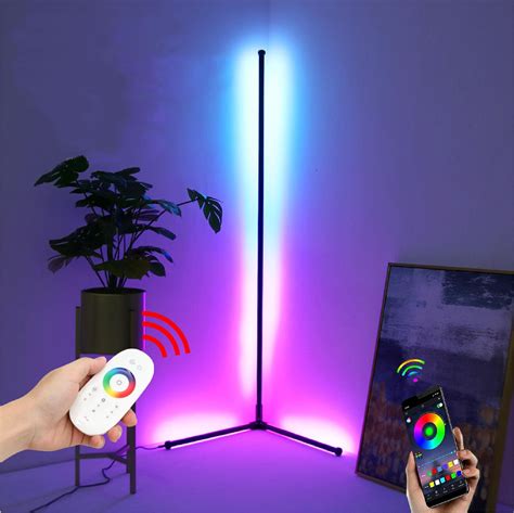 Buy LiShen RGB 356 Mood Lighting Modes - Dimmable 20W LED Corner Lamp - 55in (3 Pieces) Online ...