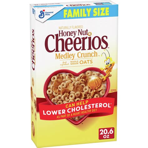 Honey Nut Cheerios Medley Crunch, Breakfast Cereal with Oats, 20.6 oz - Walmart.com - Walmart.com