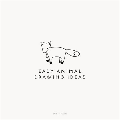 Cute Animal Cute Drawing Ideas For Beginners