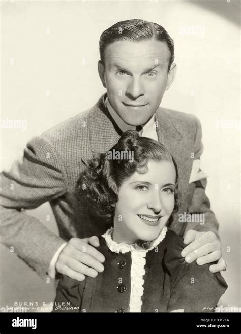 George Burns, Gracie Allen Stock Photo - Alamy