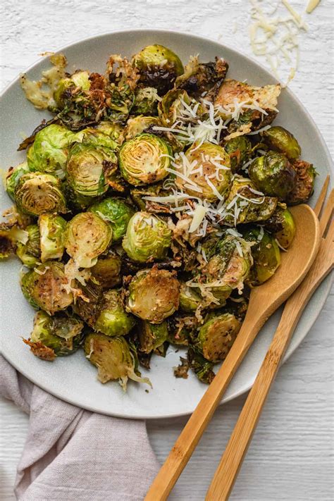 Parmesan Brussel Sprouts (Oven Roasted) | FeelGoodFoodie