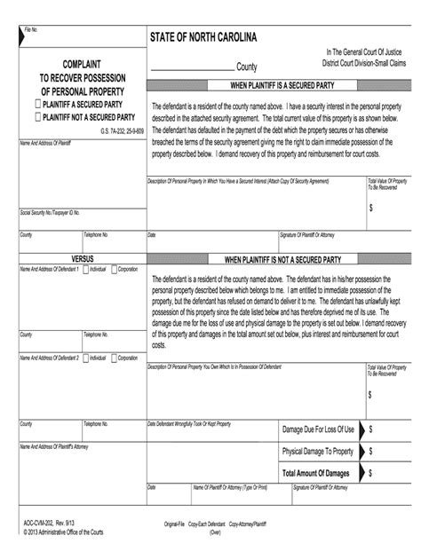 Guildford County Nc Court Forms - CountyForms.com