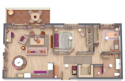 2 Bedroom House Plan Examples