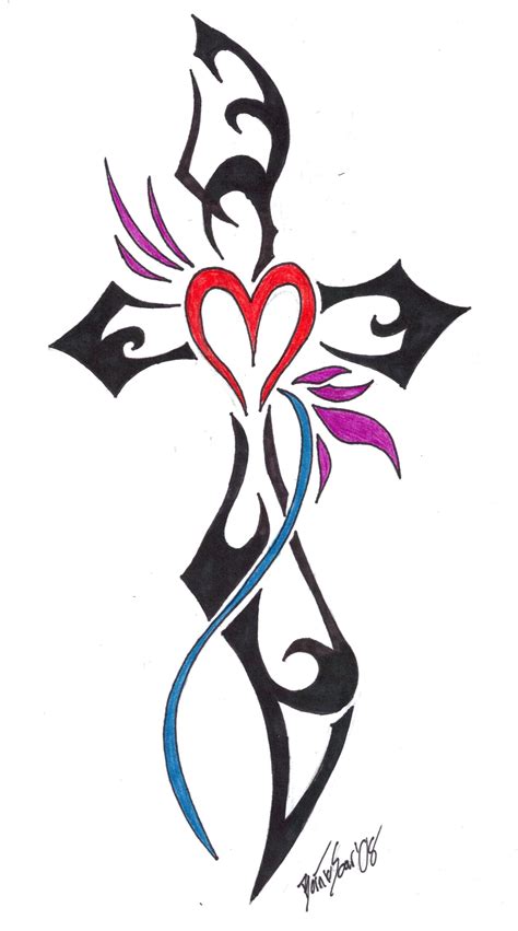 Tribal Heart Tattoo Designs For Men