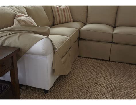 Jenny Slipcover Sectional with Down Cushions | Sofas and Sectionals