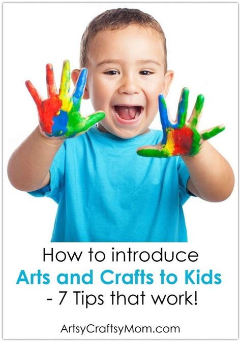 How to Introduce Arts and Crafts to Kids - 7 tips that work! | Funny ...