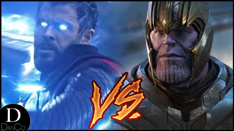 Thanos Vs Thor Infinity