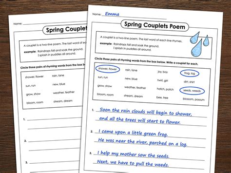 Spring Poetry for Kids - Worksheets Library