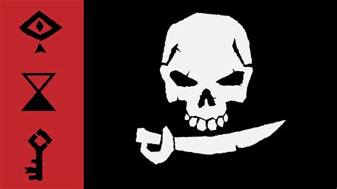 I made this flag today inspired by Sea of Thieves : r/Seaofthieves