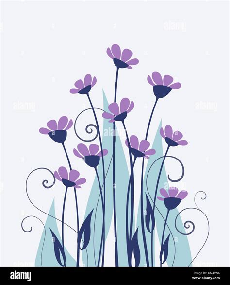 Vector wild flowers Stock Vector Image & Art - Alamy