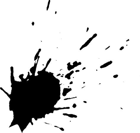 Splatter film Paint Black and white - black png download - 1776*1684 - Free Transparent Splatter ...