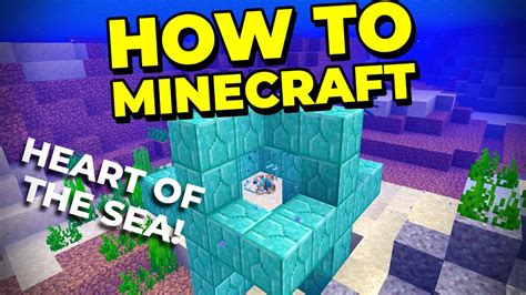 How to Make a Conduit With Heart of the Sea How To Minecraft 39