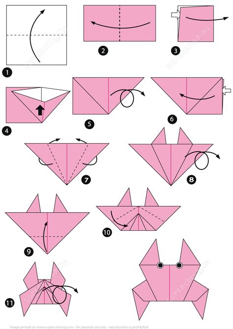 Easy Printable Origami Instructions