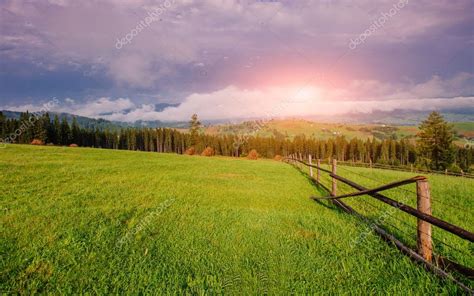 Beautiful sunny day is in mountain landscape. Stock Photo by ©myronstandret 61924069