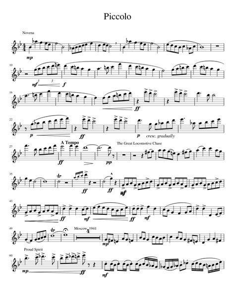 Piccolo Sheet music for Flute (Piccolo) (Solo) | Musescore.com