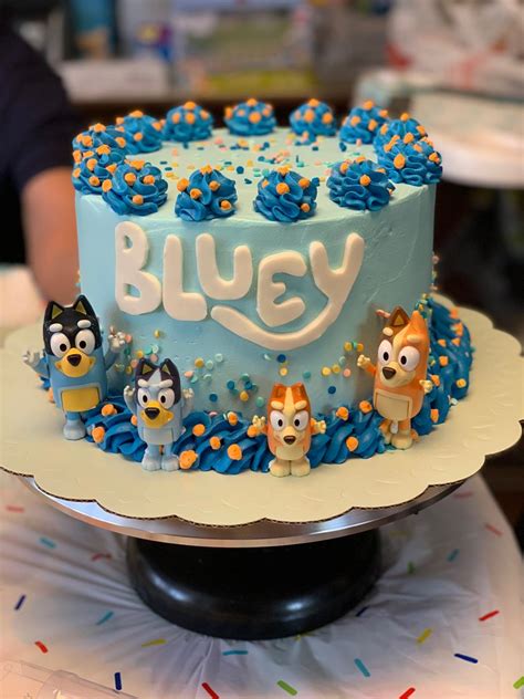 Bluey birthday cake – Artofit