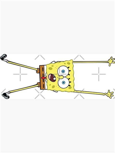 "Face mask - spongebob stretch mask" Poster for Sale by kinkpen | Redbubble