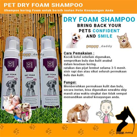 Jual PET DRY FOAM SHAMPOO - Shampoo Foam anjing kucing hewan | Shopee ...