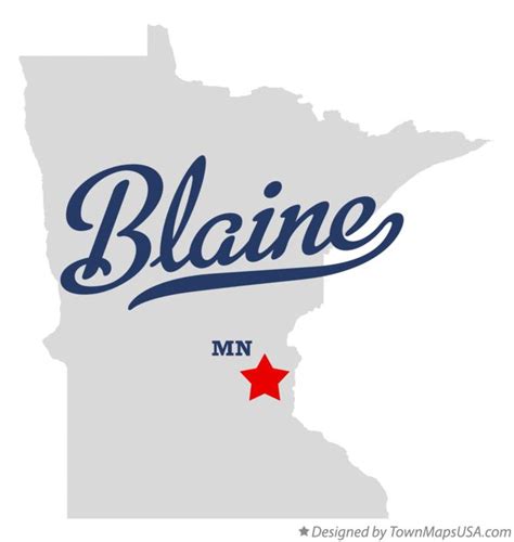 Blaine Mn On Map - Fobiaalaenuresis