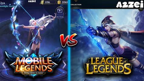 Mobile Legends vs League of Legends Side by Side Hero Comparison - YouTube