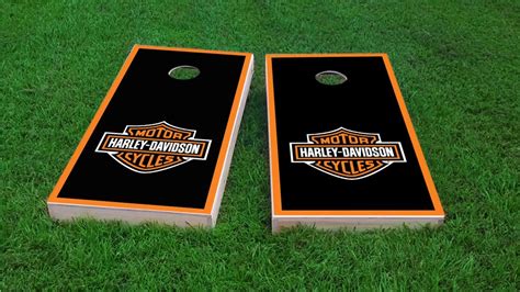 Harley Davidson Original Themed Custom Cornhole Board Design