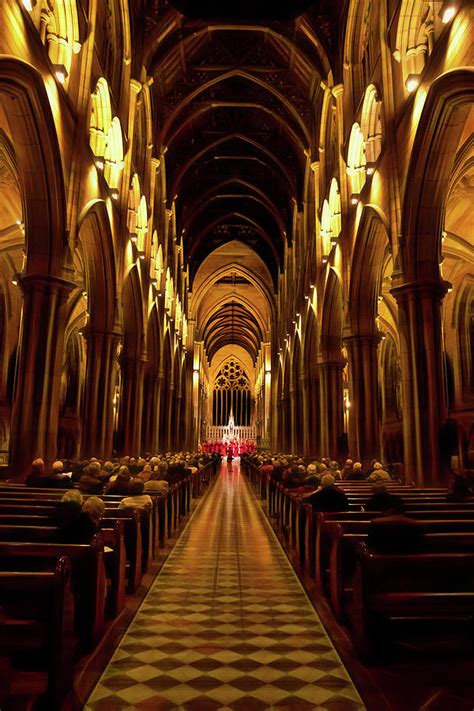 Inside St Mary's Cathedral Photograph by Miroslava Jurcik - Fine Art ...