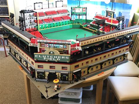 Baseball Fan Builds Incredibly Intricate Lego Stadium - Complete With Escalators and Bullpen ...