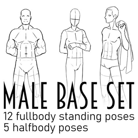 Top more than 70 male pose anime body base latest - in.coedo.com.vn