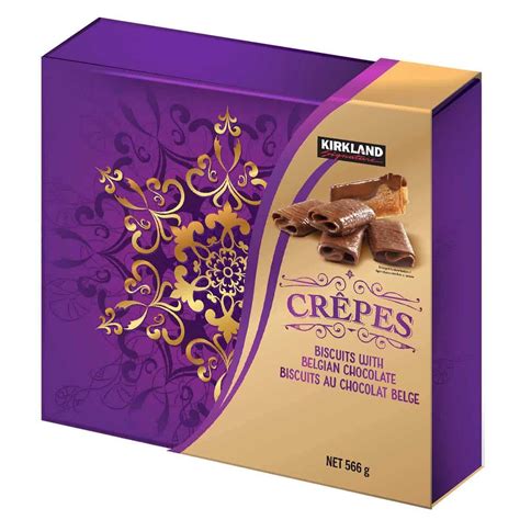 Kirkland Signature Crepes Biscuits With Belgian Chocolate