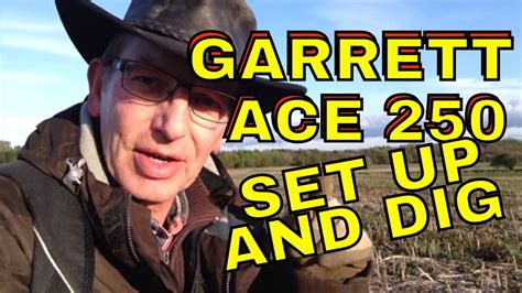 Garrett Ace 250 set up & dig Part one with silver & much more. - YouTube