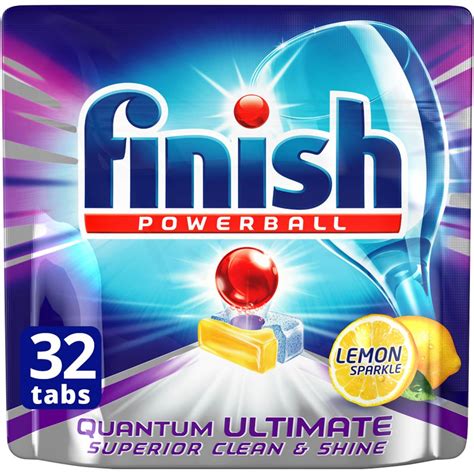 Finish Quantum Ultimate Dishwashing Tablets Lemon 32 Pack | Woolworths