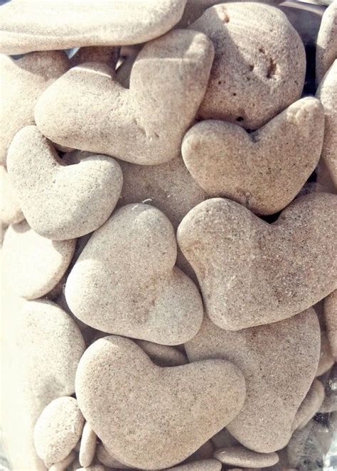 Naturally shaped heart-shaped rocks | Words | Pinterest