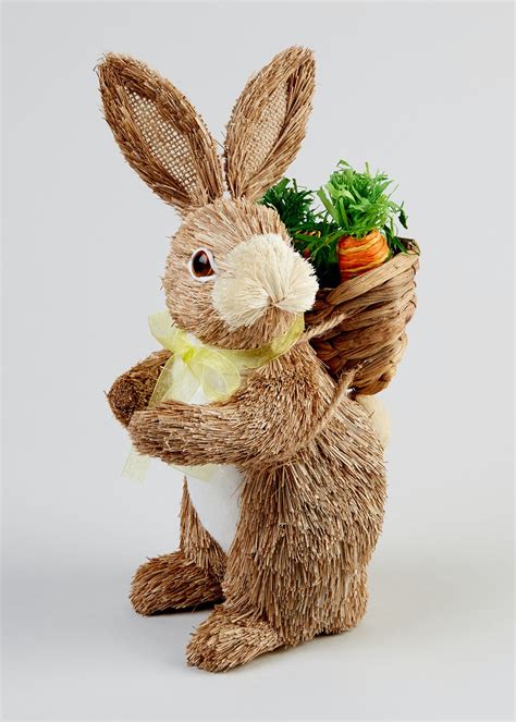 Easter Bunny Decoration (22cm) – Natural – Matalan