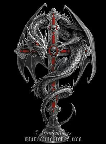 Dragon Knife | Black dragon tattoo, Dragon tattoo, Dragon tattoo designs