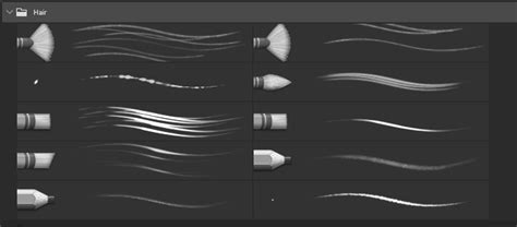 Hair photoshop brushes by 8lika8 on DeviantArt