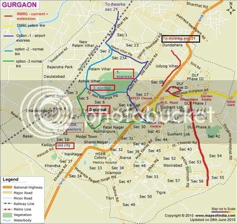 Metro Map Gurgaon