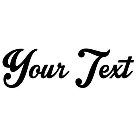 Your Text Vinyl Decal Sticker Car Window Bumper CUSTOM 8" Personalized ...