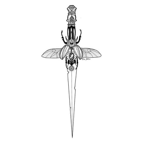 Ok so new obsession is drawing daggers. This one is not available as a ...