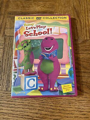 BARNEY LET’S PLAY School DVD £17.67 - PicClick UK