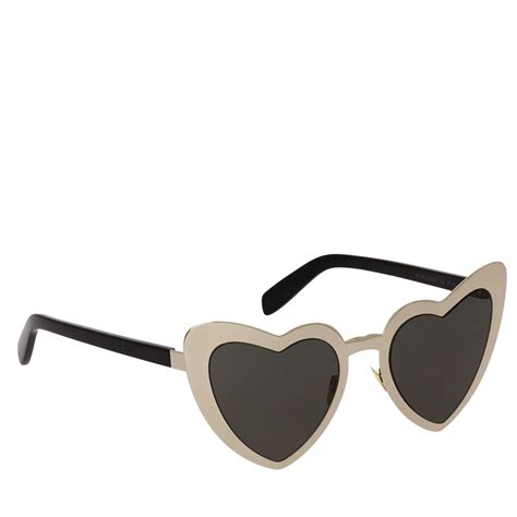 SAINT LAURENT: Sunglasses women | Glasses Saint Laurent Women Gold ...