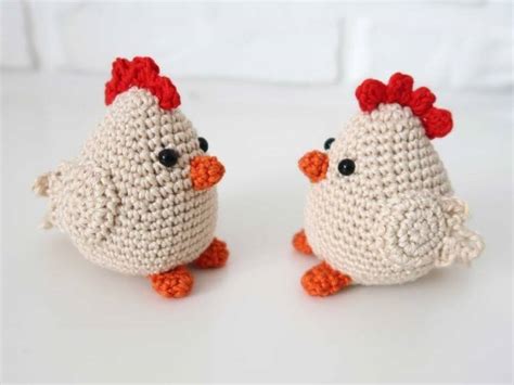 Crochet chicken free amigurumi pattern | Amigurumi Space