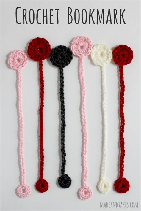 Crochet-A-Day: Crochet Bookmark | Make and Takes