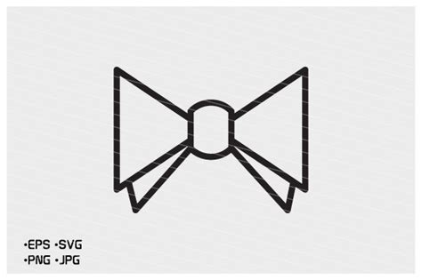 Bow Tie Ribbon Icon Vector Clipart Graphic by DesignFour · Creative Fabrica