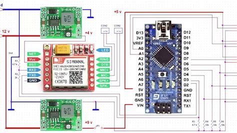 Sim800l Arduino Wiring Diagram