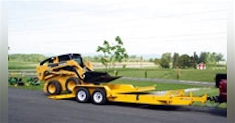 Tilt-deck trailer | Rental Equipment Register