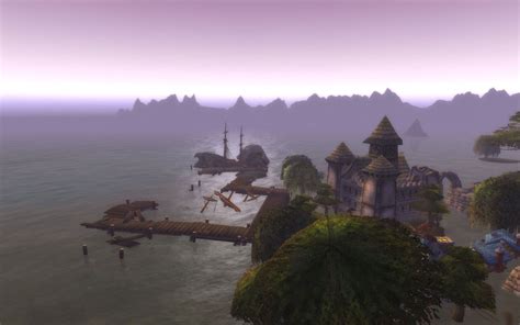 a flooded Menethil Harbor, Wetlands | Fantasy world, World of warcraft ...