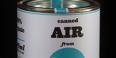 Original Canned Air From Prague | Dieline - Design, Branding & Packaging Inspiration