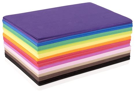 Fibre Craft Foam-Sheets 5-1/2-Inch-by-8-1/2-Inch, 50-Pack, Rainbow ...