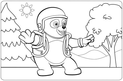 Printable Special Agent Oso Coloring Page - Free Printable Coloring Pages for Kids