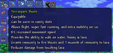 Terraspark Boots: One of The Best Boots Obtainable in Terraria - AVIDGAMER.GG